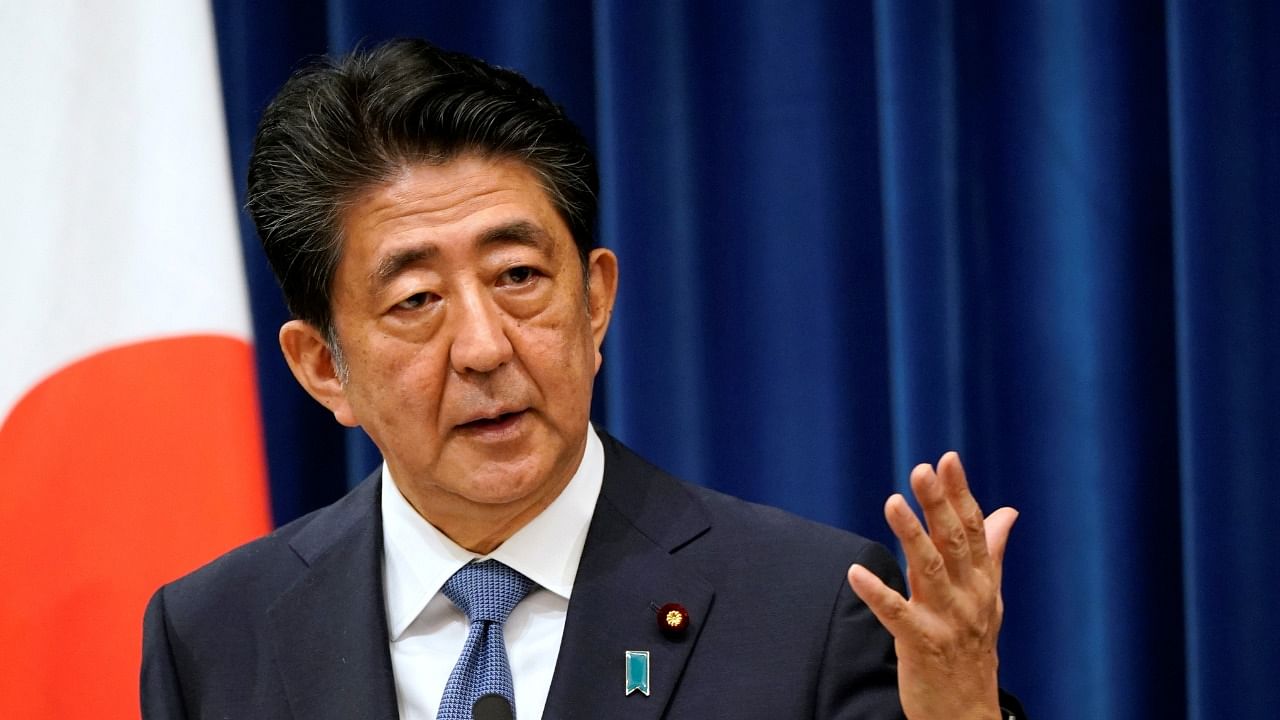 Japan's former Prime Minister Shinzo Abe. Credit: Reuters File Photo