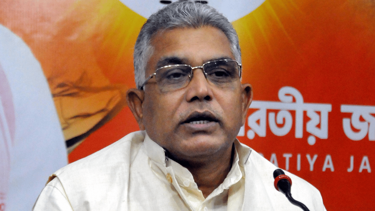 BJP's state president Dillip Ghosh. Credit: PTI Photo