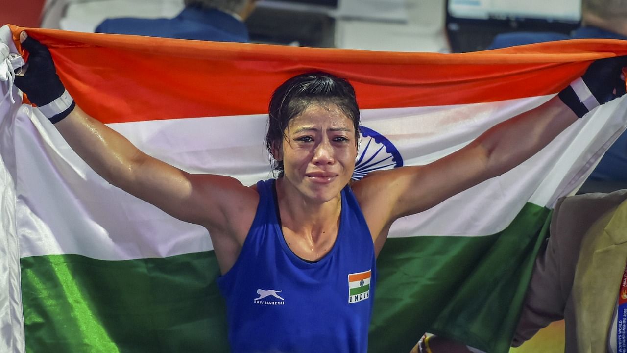 Indian Olympic Association announced Mary Kom and men's hockey team skipper Manpreet Singh will be India's flag bearers at the opening ceremony of the Tokyo Olympics, on Monday, July 5, 2021. Credit: PTI File Photo