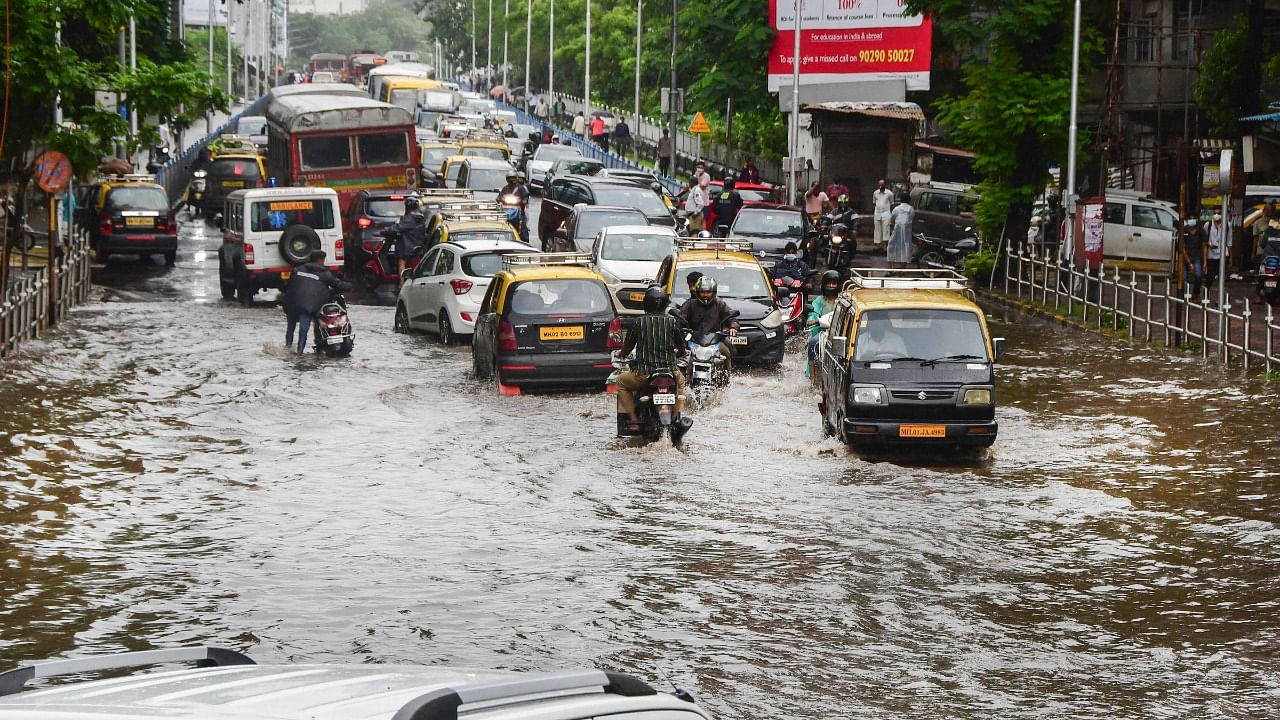 Heavy rain in Mumbai. Credit: PTI Photo