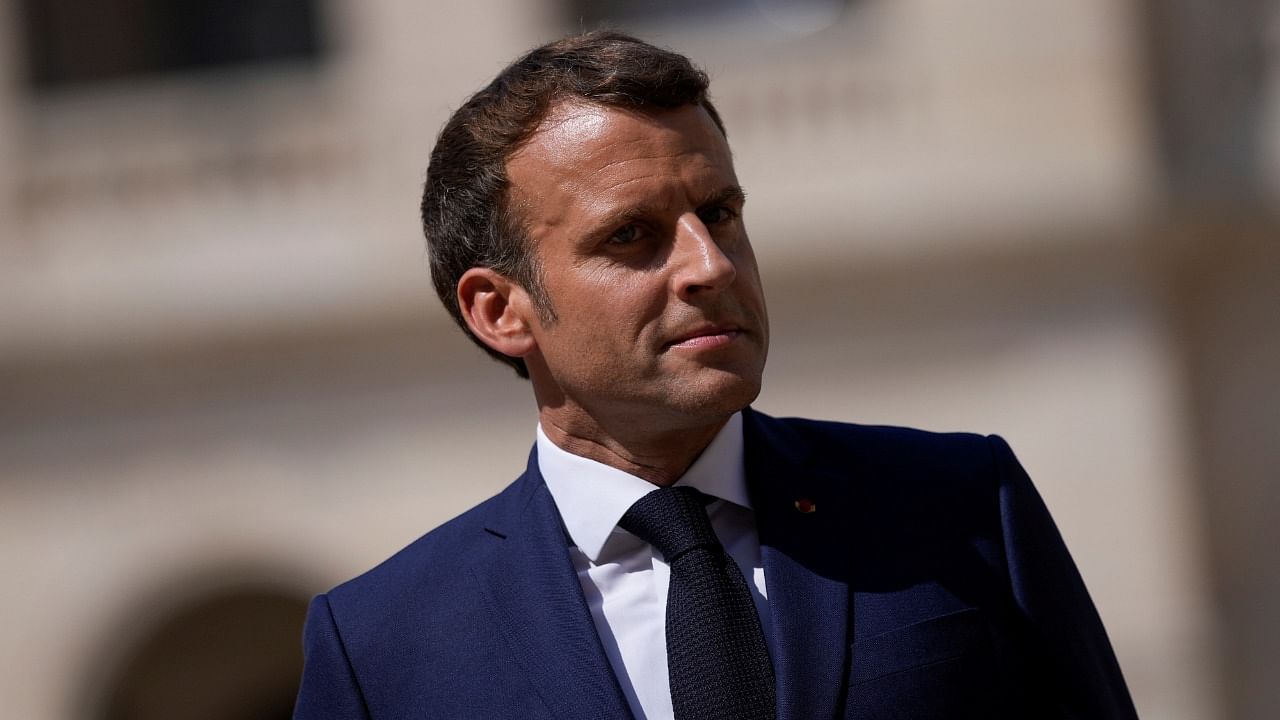 French President Emmanuel Macron. Credit: Reuters File Photo