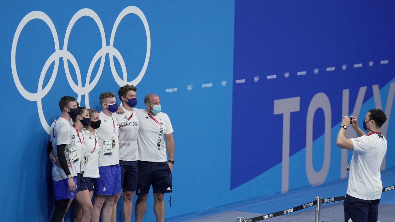 British Athletes at the Tokyo Olympics. Credit: Reuters File Photo