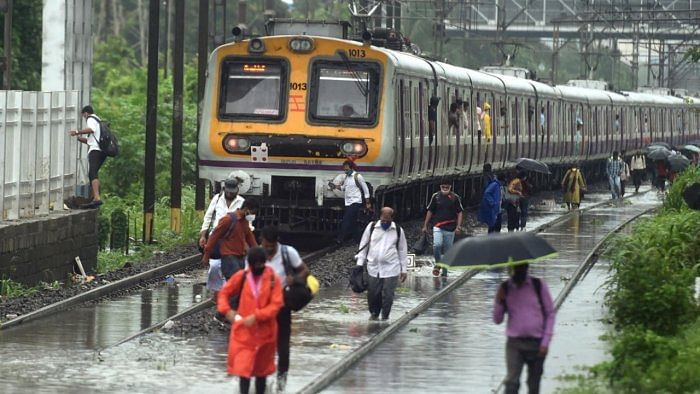 Waterlogging due to heavy rains was also reported in a few places. Credit: PTI File Photo