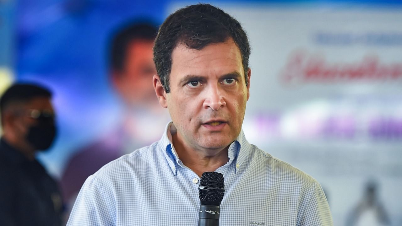 The prime minister and the home minister have used Pegasus against the Indian state and our institutions, Congress leader Rahul Gandhi said. Credit: PTI File Photo