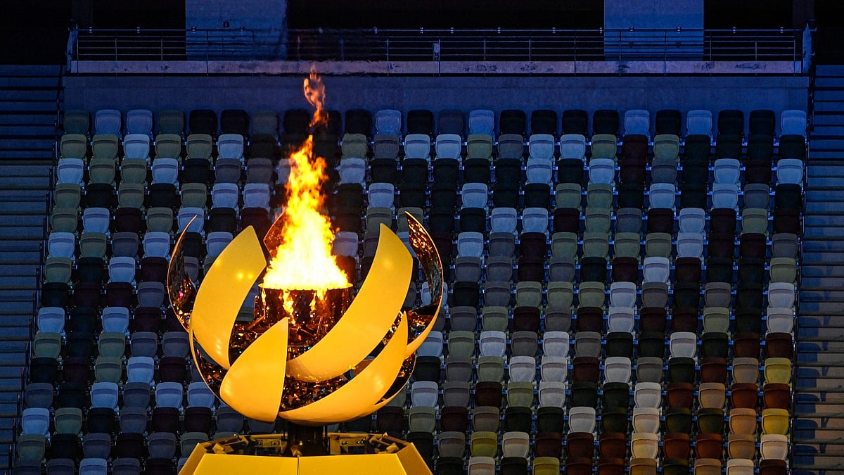 Firstever Hydrogenpowered Olympic flame debuts in Tokyo Games