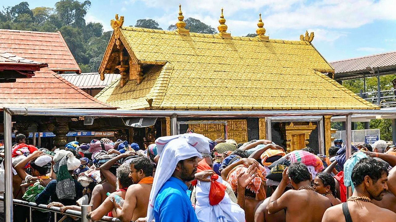Over 1,200 temples, including the famous Sabarimala Lord Ayyappa shrine in the state, are managed by the TDB. Credit: PTI File Photo