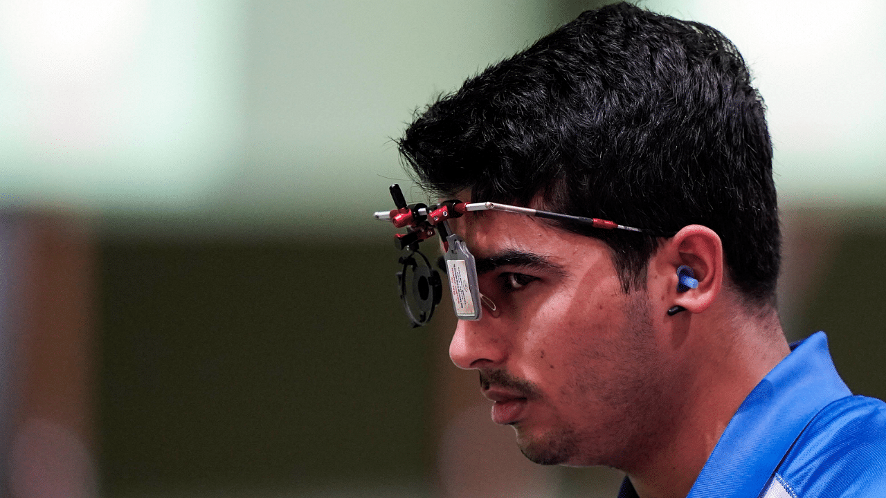 Chaudhary is an Asian Games and Youth Olympics gold medallist. Credit: AP Photo