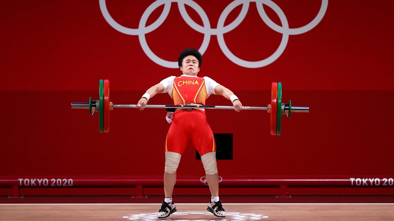 Hou Zhihui of China in action. Credit: Reuters Photo