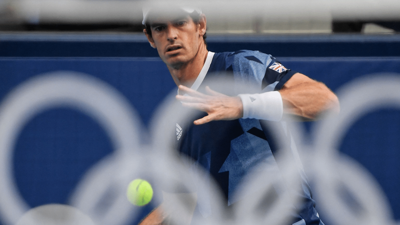 Britain's defending Olympic champion Andy Murray. Credit: AFP Photo