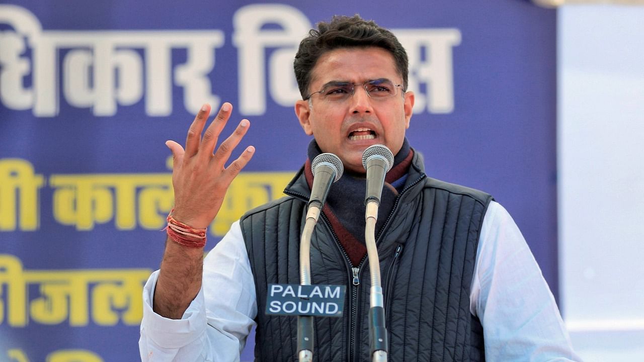 Congress leader Sachin Pilot. Credit: PTI File Photo