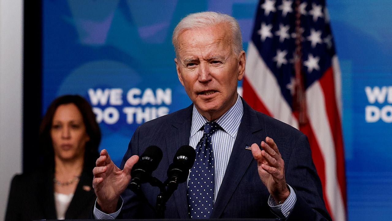 President Joe Biden earlier this month said that his administration was “in the process” of considering how soon the US could lift the ban on European travel bound for the US. Credit: Reuters file photo