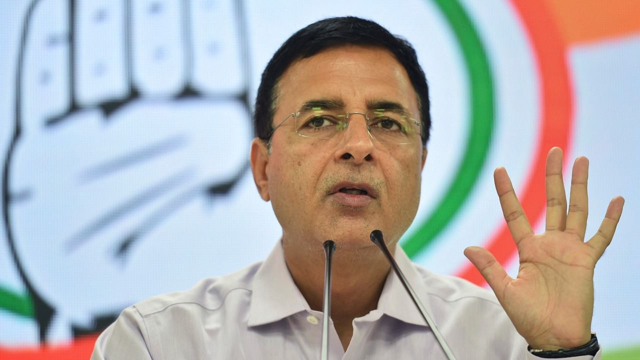 Congress general secretary Randeep Singh Surjewala. Credit: PTI File Photo