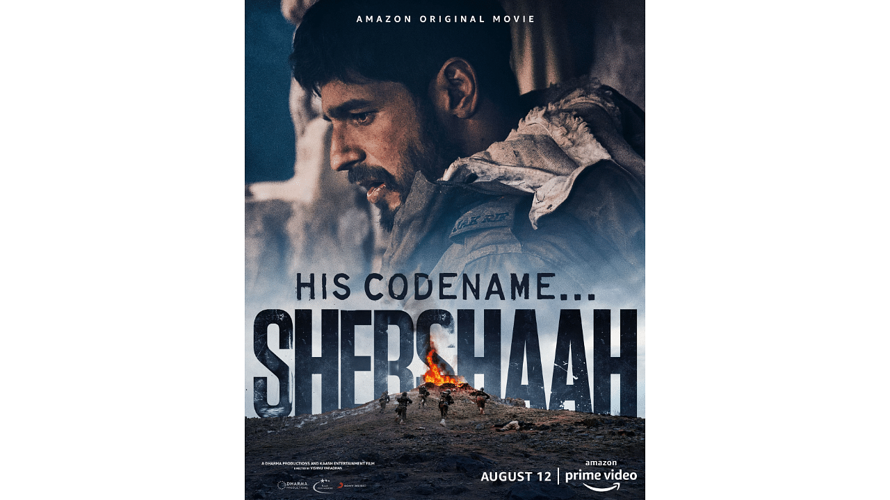 The official poster of 'Shershaah'. Twitter/@SidMalhotra ·