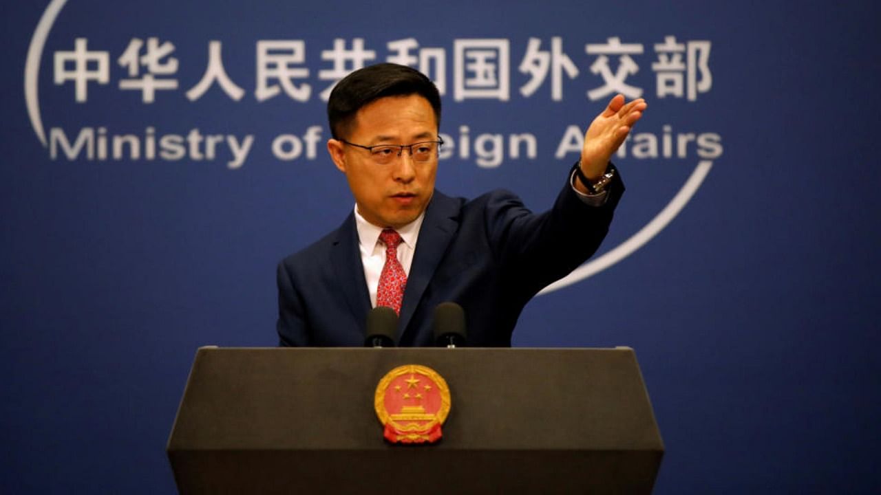 Chinese Foreign Ministry spokesman Zhao Lijian. Credit: Reuters Photo