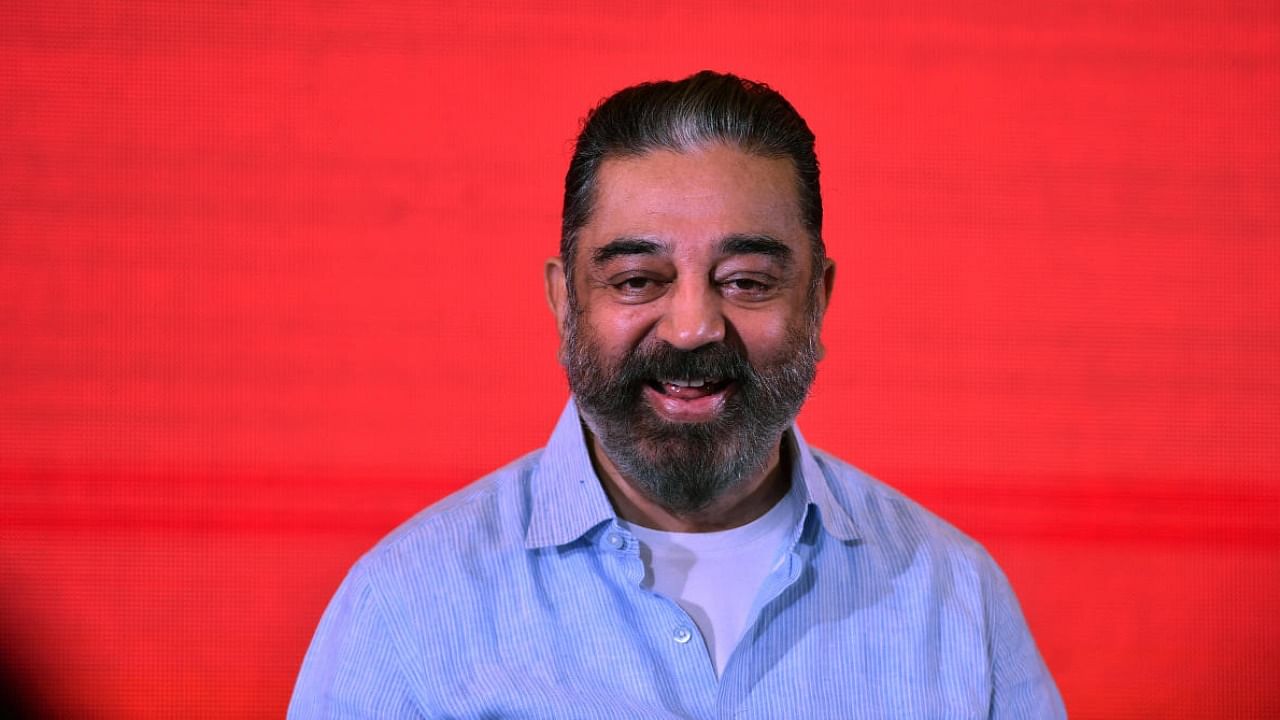 Actor-turned-politician Kamal Haasan. Credit: PTI Photo