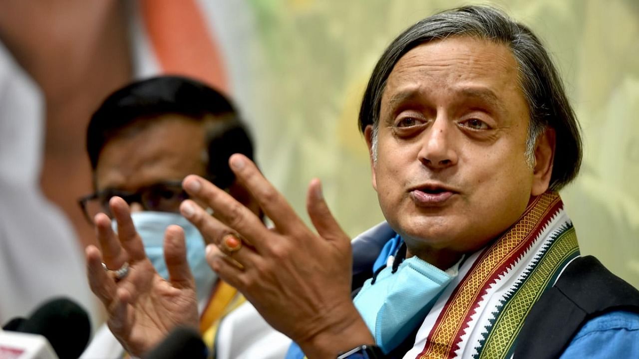 Congress MP Shashi Tharoor. Credit: PTI File Photo