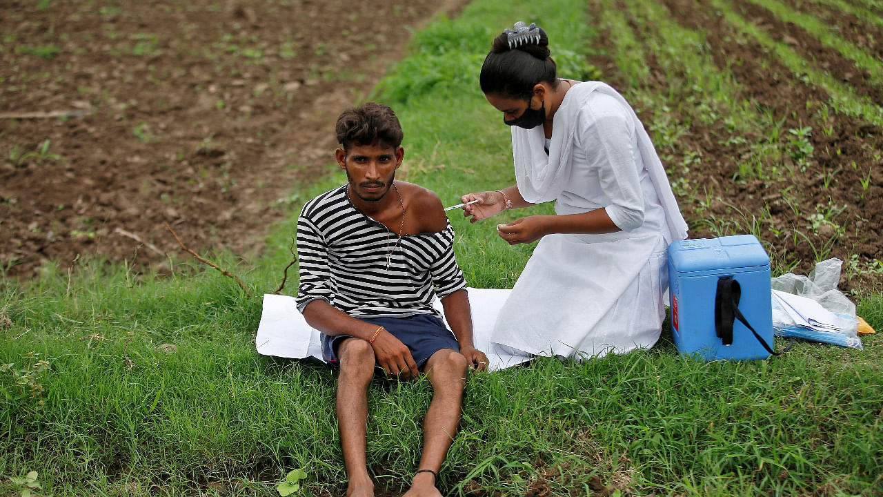 India logged 43,654 fresh Covid-19 cases on Wednesday. Credit: Reuters Photo