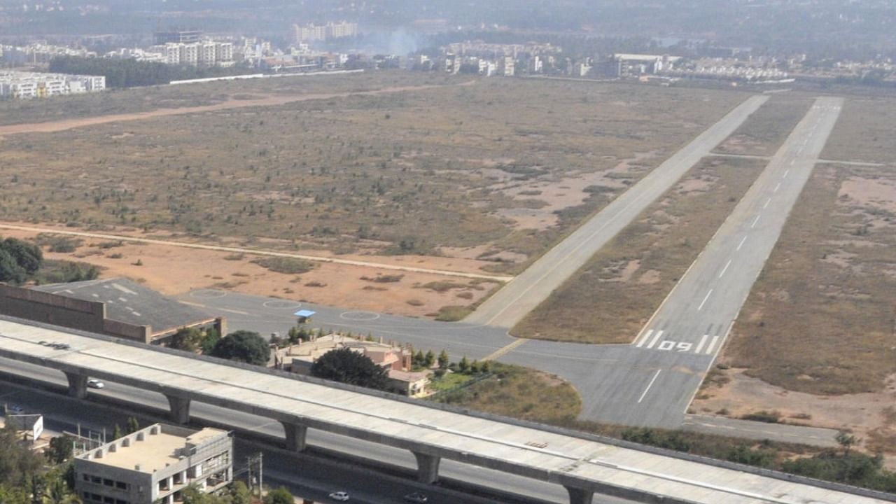 The Jakkur runway. Credit: DH file photo
