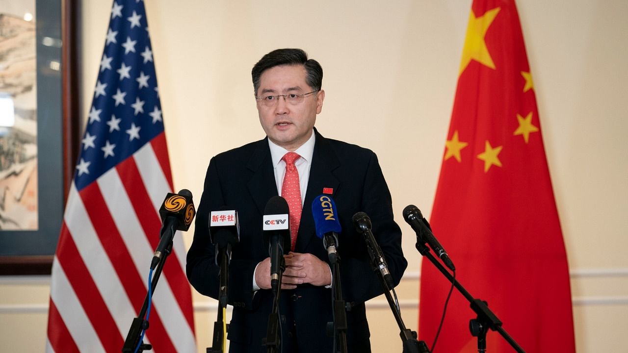 China's Ambassador to the US, Qin Gang. Credit: Twitter/@ChinaAmbinUS