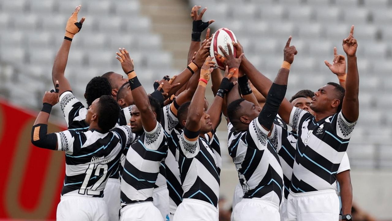 CFiji's second consecutive gold medal in rugby sevens on Wednsday, following its success in the sport's inaugural Olympic tournament at Rio de Janiero in 2016, provoked a spontaneous outpouring of joy in the nation's cities and villages. Credit: Reuters photo