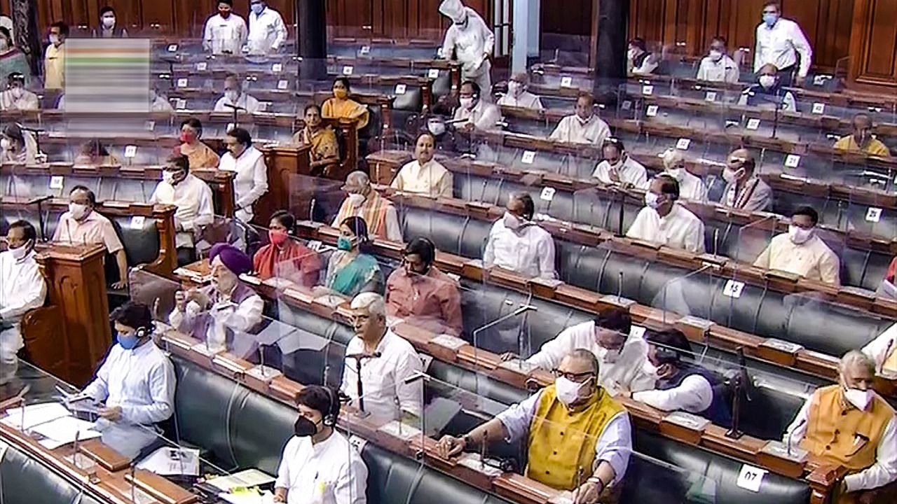 Parliamentarians in the Lok Sabha during the Monsoon Session of Parliament. Credit: PTI Photo