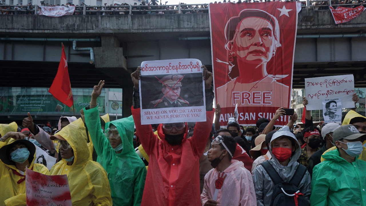 Suu Kyi remains a revered figure locally for her courageous opposition to a previous junta, despite her international reputation suffering. Credit: AFP Photo