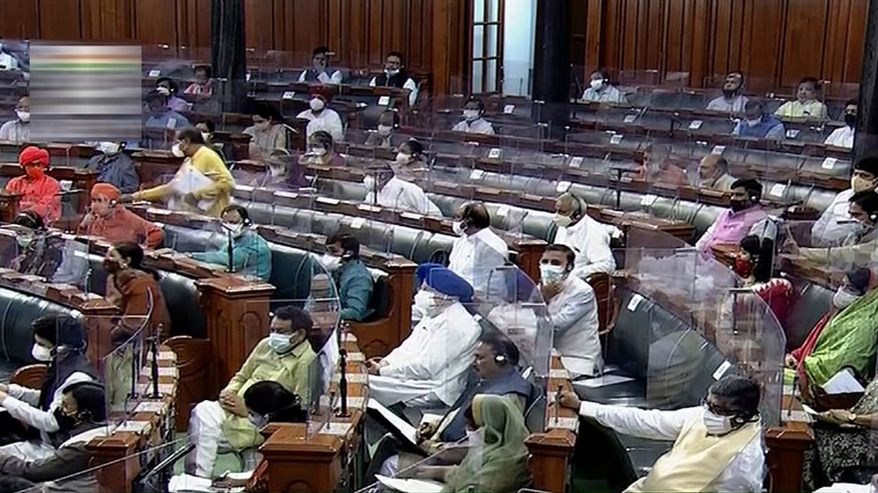 Parliamentarians in the Lok Sabha during the Monsoon Session of Parliament. Credit: PTI Photo