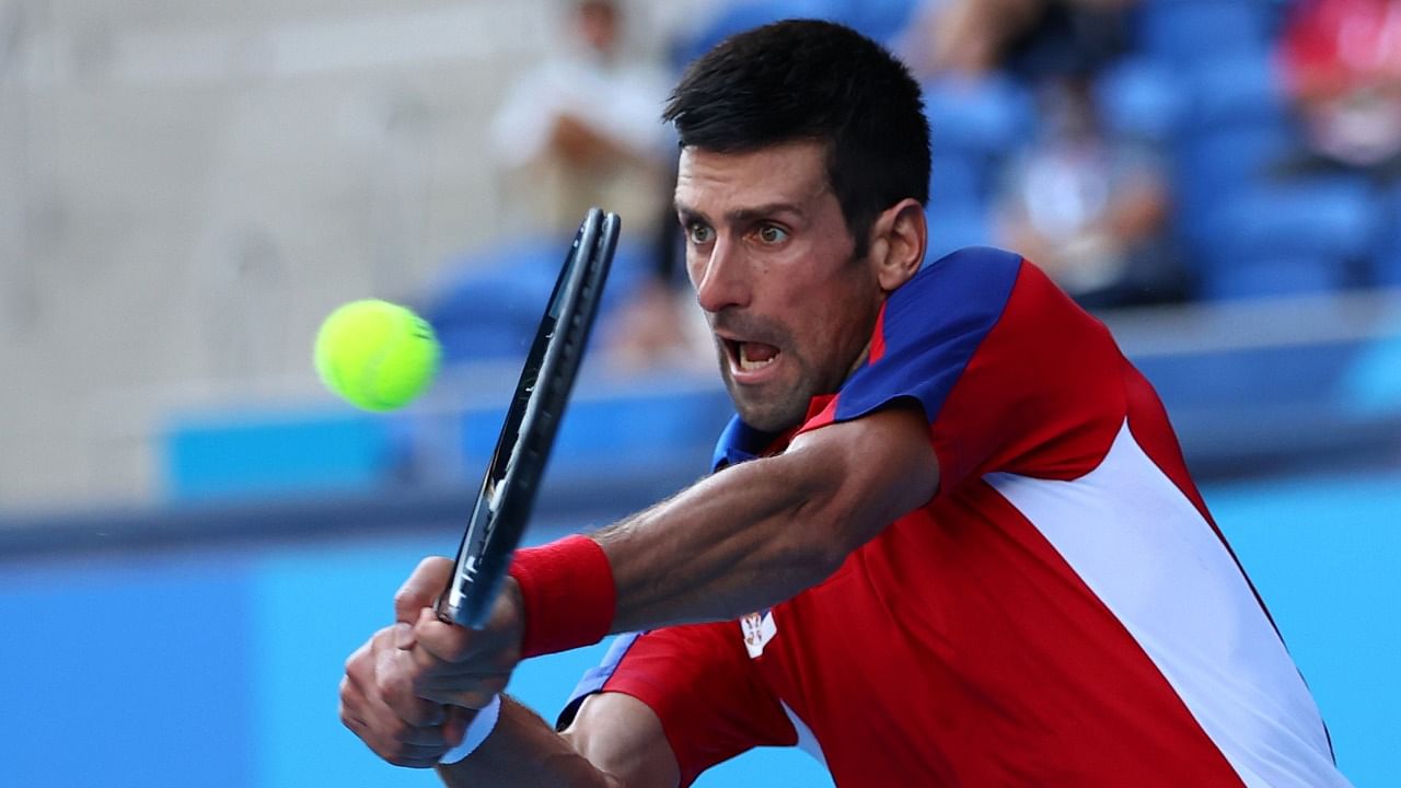 Serbian tennis ace Novak Djokovic. Credit: Reuters Photo