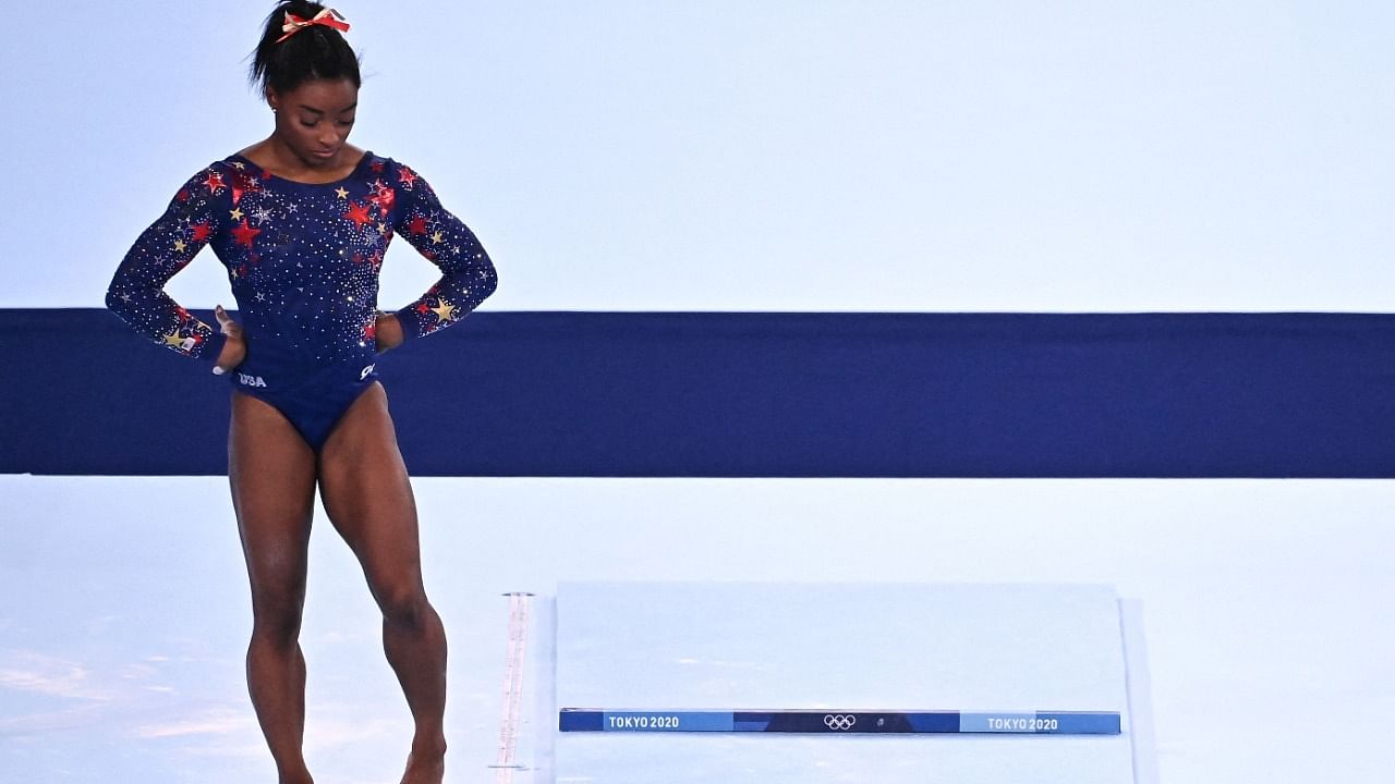 US gymnast Simone Biles. Credit: AFP File Photo
