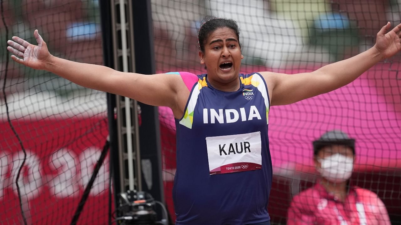 The athlete from Punjab has been in impressive form this year as she breached the 65m mark twice recently. Credit: AP Photo
