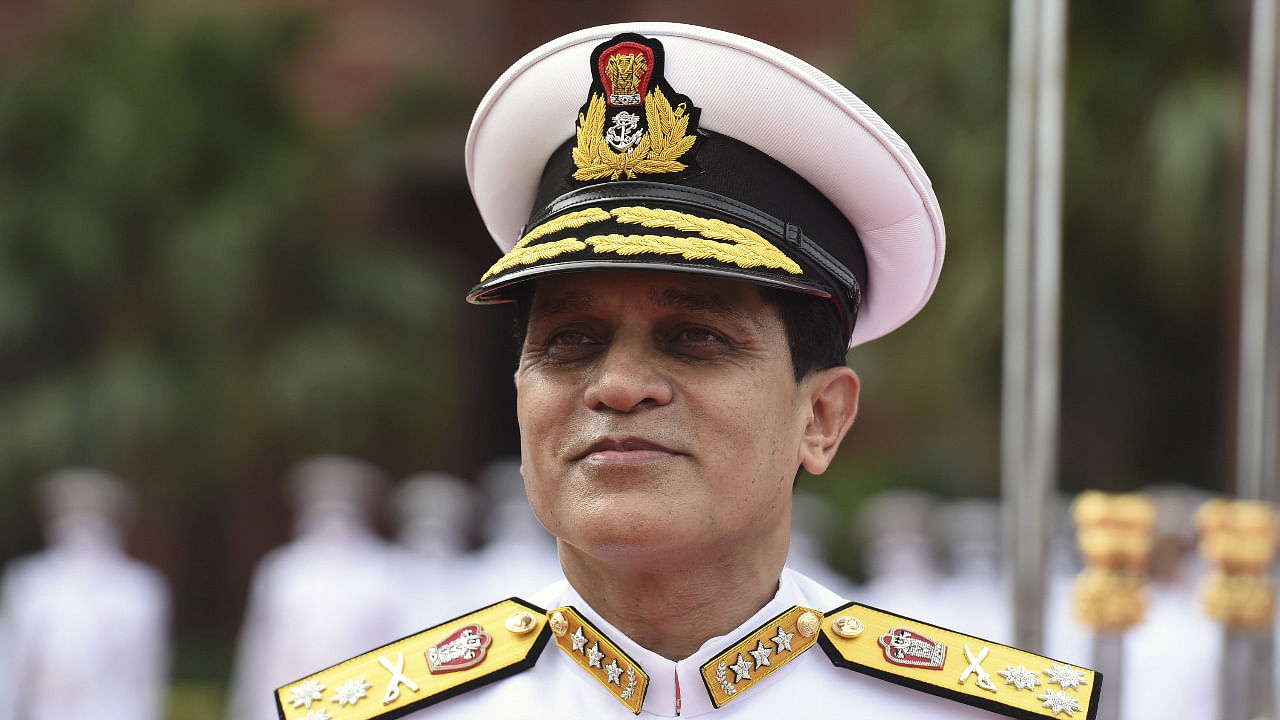 Vice Admiral S N Ghormade. Credit: PTI Photo