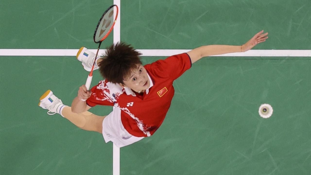 Chen Yufei of China in action during the match against Tai Tzu-Ying of Taiwan. Credit: Reuters Photo
