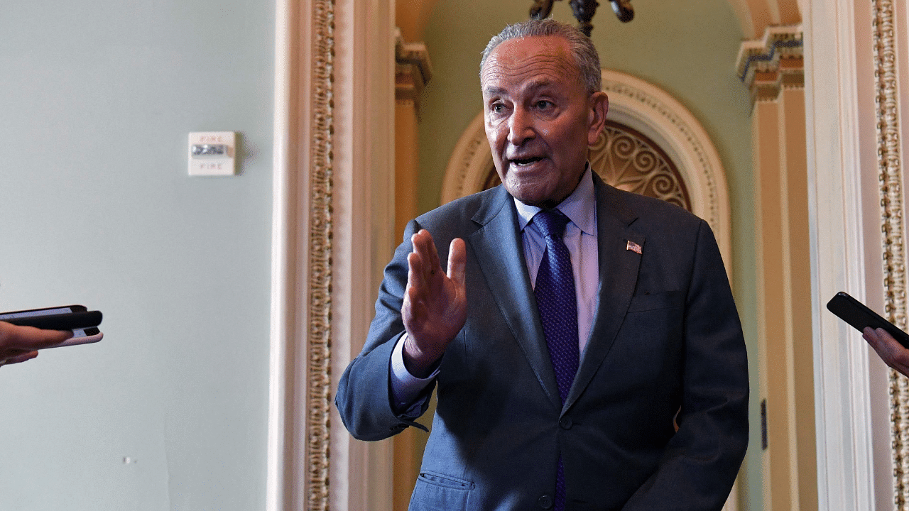 US Senate Majority Leader Chuck Schumer. Credit: AFP Photo