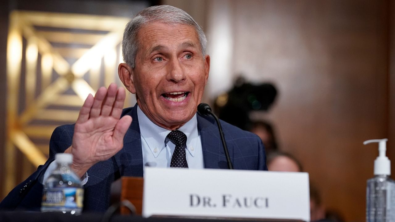 Top infectious disease expert Dr Anthony Fauci. Credit: Reuters File Photo