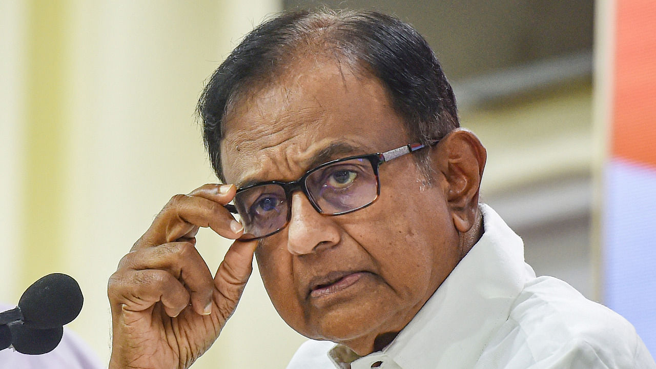 Senior Congress leader P Chidambaram. Credit: PTI Photo