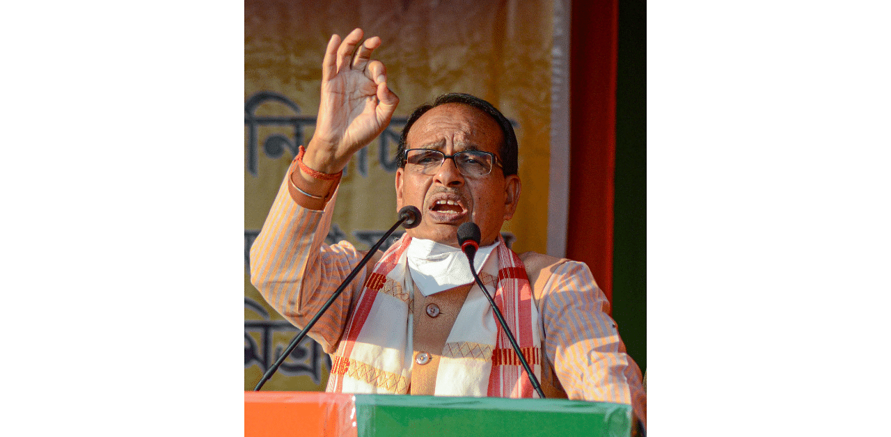 Madhya Pradesh Chief Minister Shivraj Singh Chouhan. Credit: PTI Photo