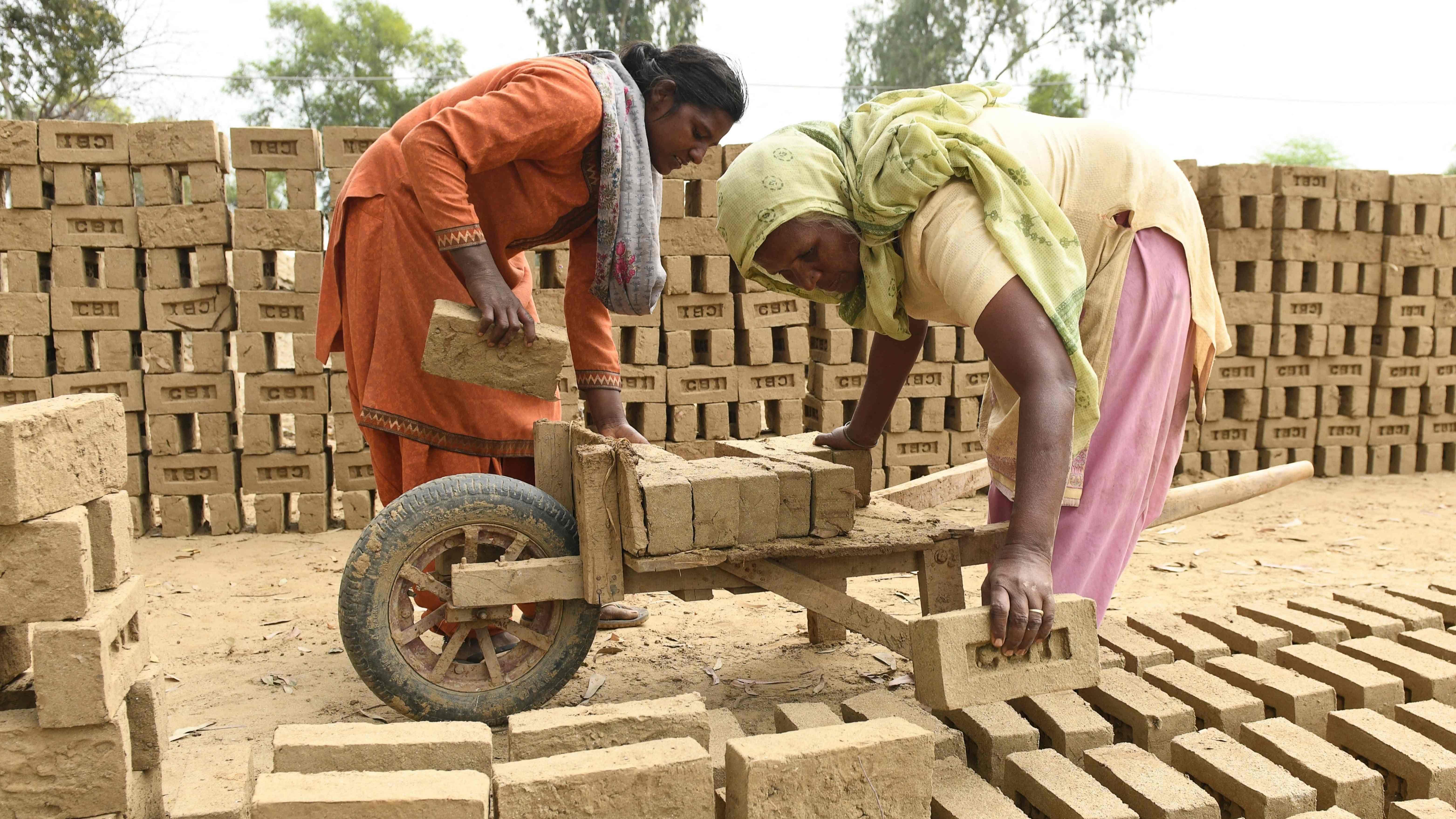 Most employed women in India are in low-skilled work, such as farm and factory labour and domestic help, sectors that have been hit hard by the pandemic. Credit: AFP File Photo