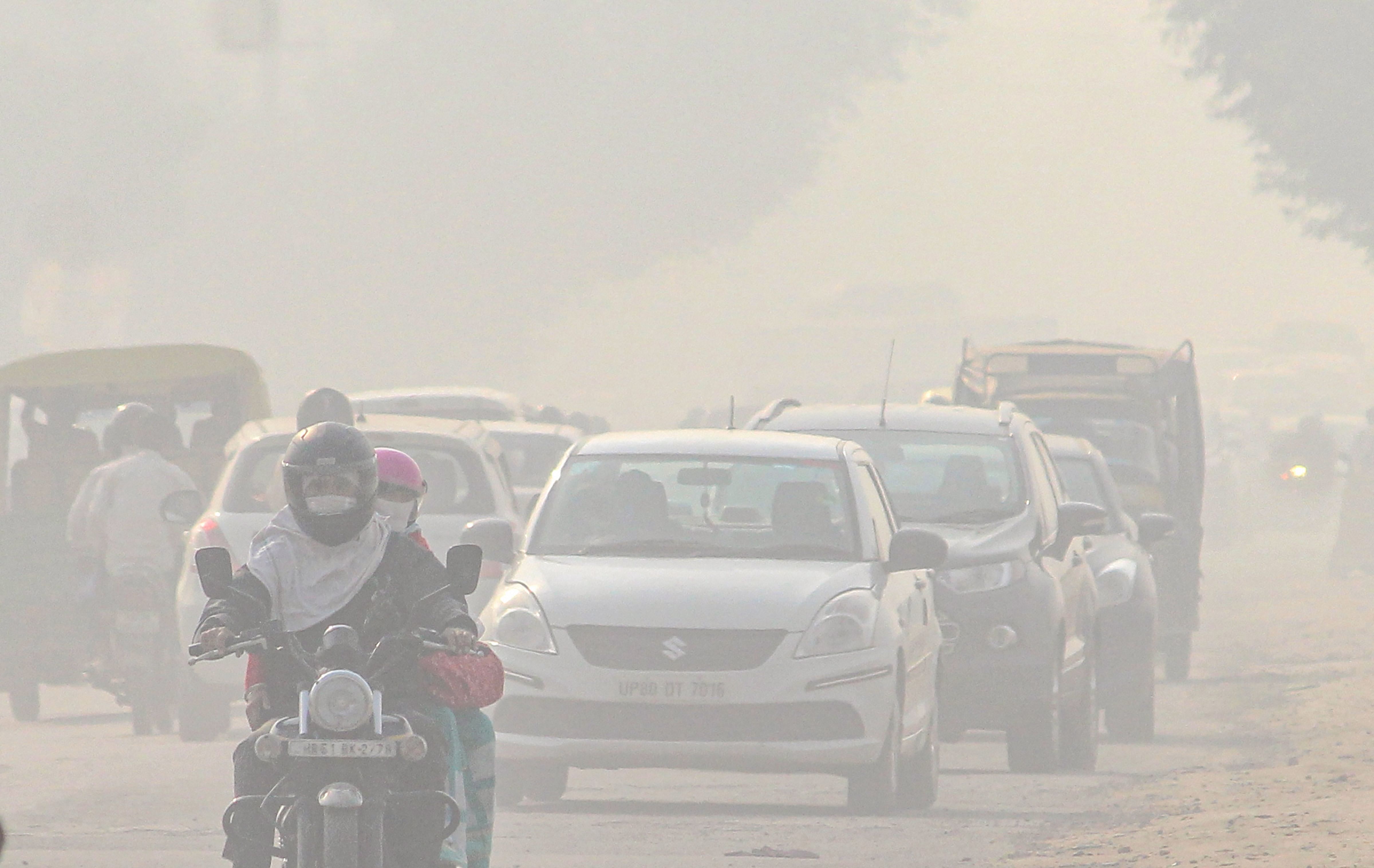 Getting vehicles off the road may do wonders for smog, but there's more to air pollution than that. Credit: PTI File Photo