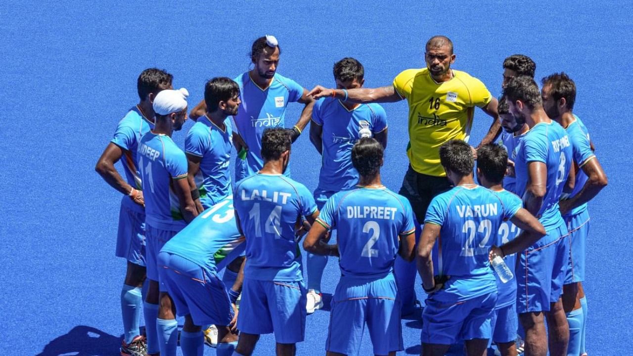 World no.3 India played into the hands of world champions Belgium with their defence succumbing under relentless pressure. Credit: PTI photo