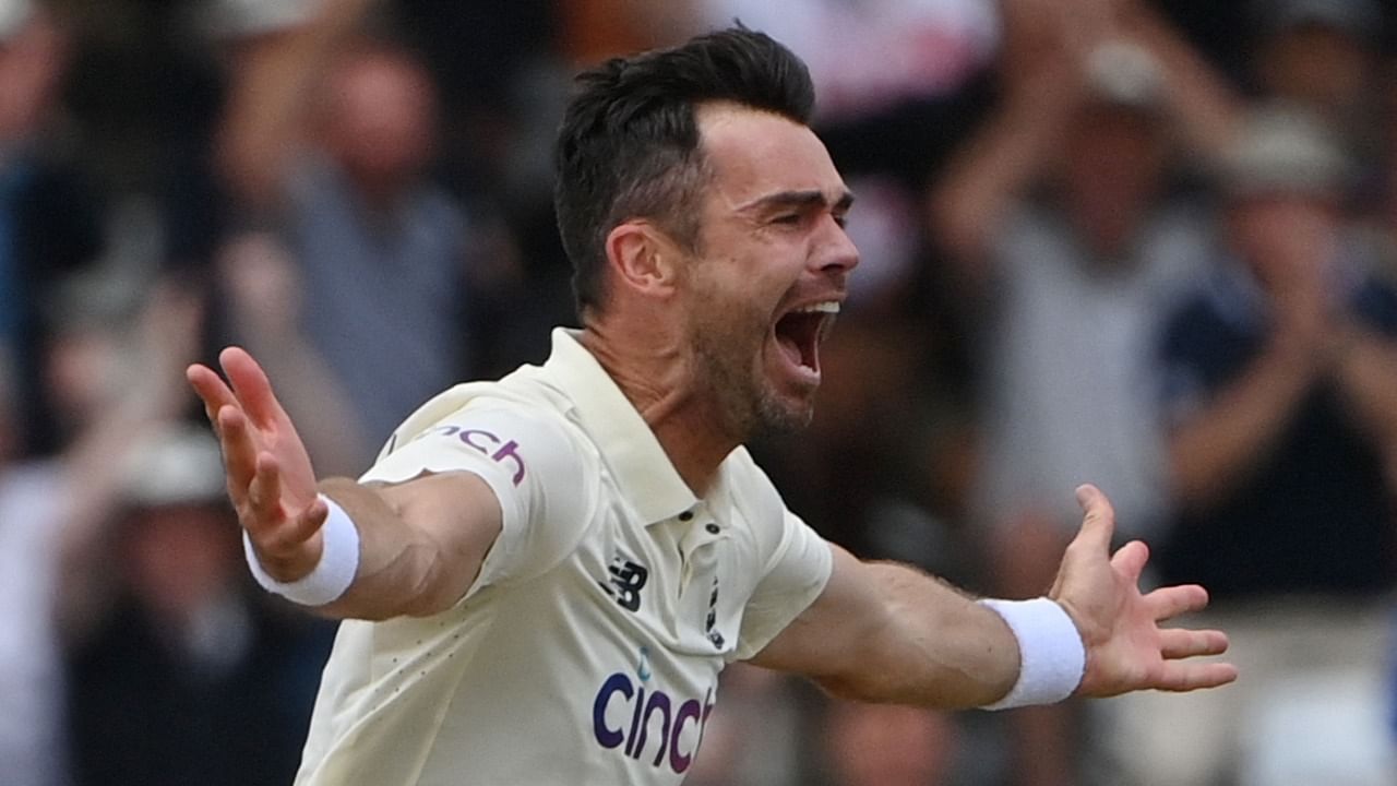 English pacer James Anderson. Credit: AFP Photo