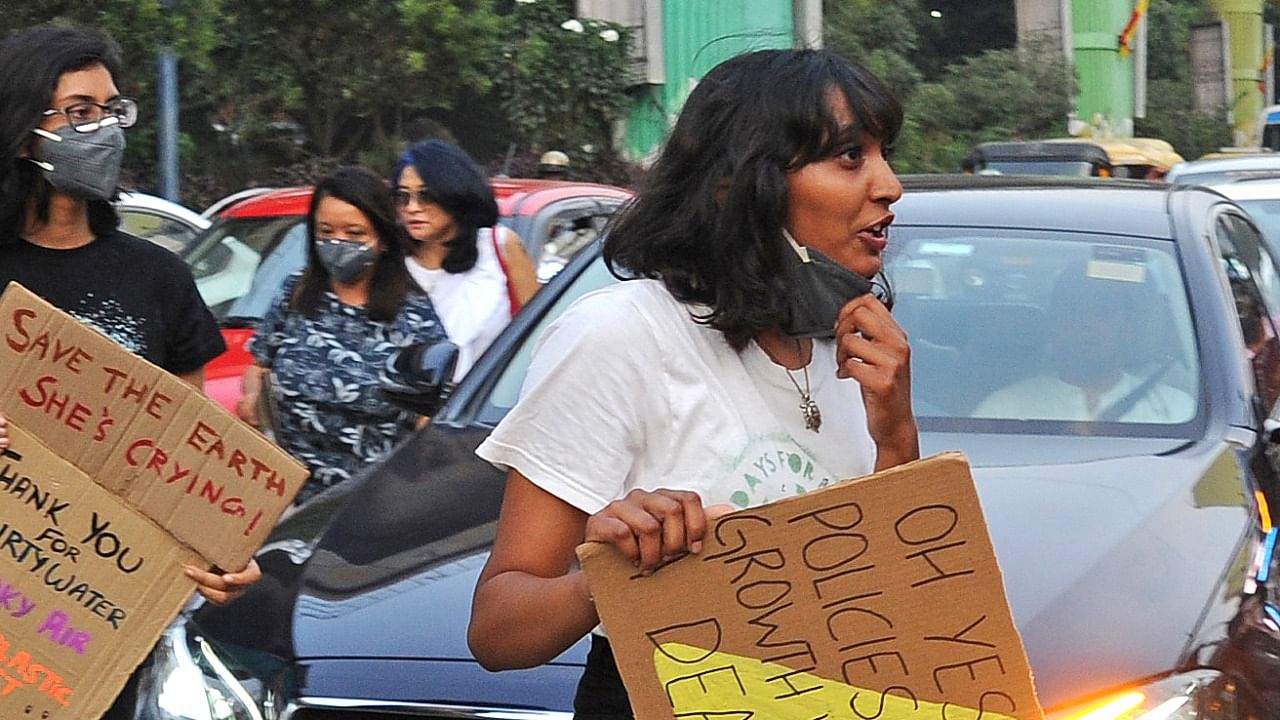 Climate activist Disha Ravi. Credit: DH File Photo