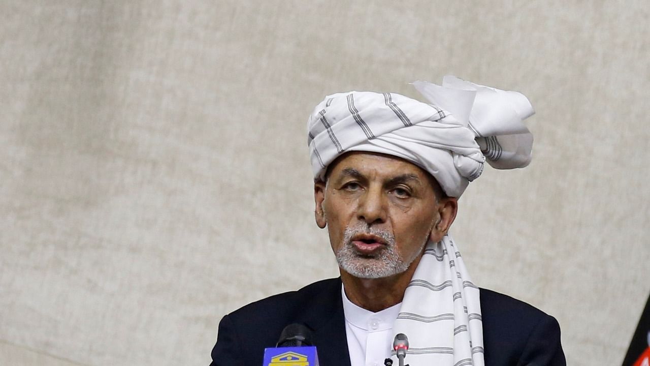 Ghani speaks at the parliament in Kabul. Credit: Reuters Photo