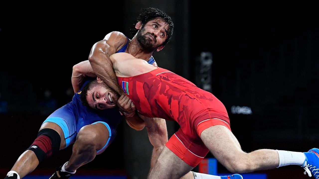 Indian wrestler Bajrang Punia. Credit: Reuters Photo