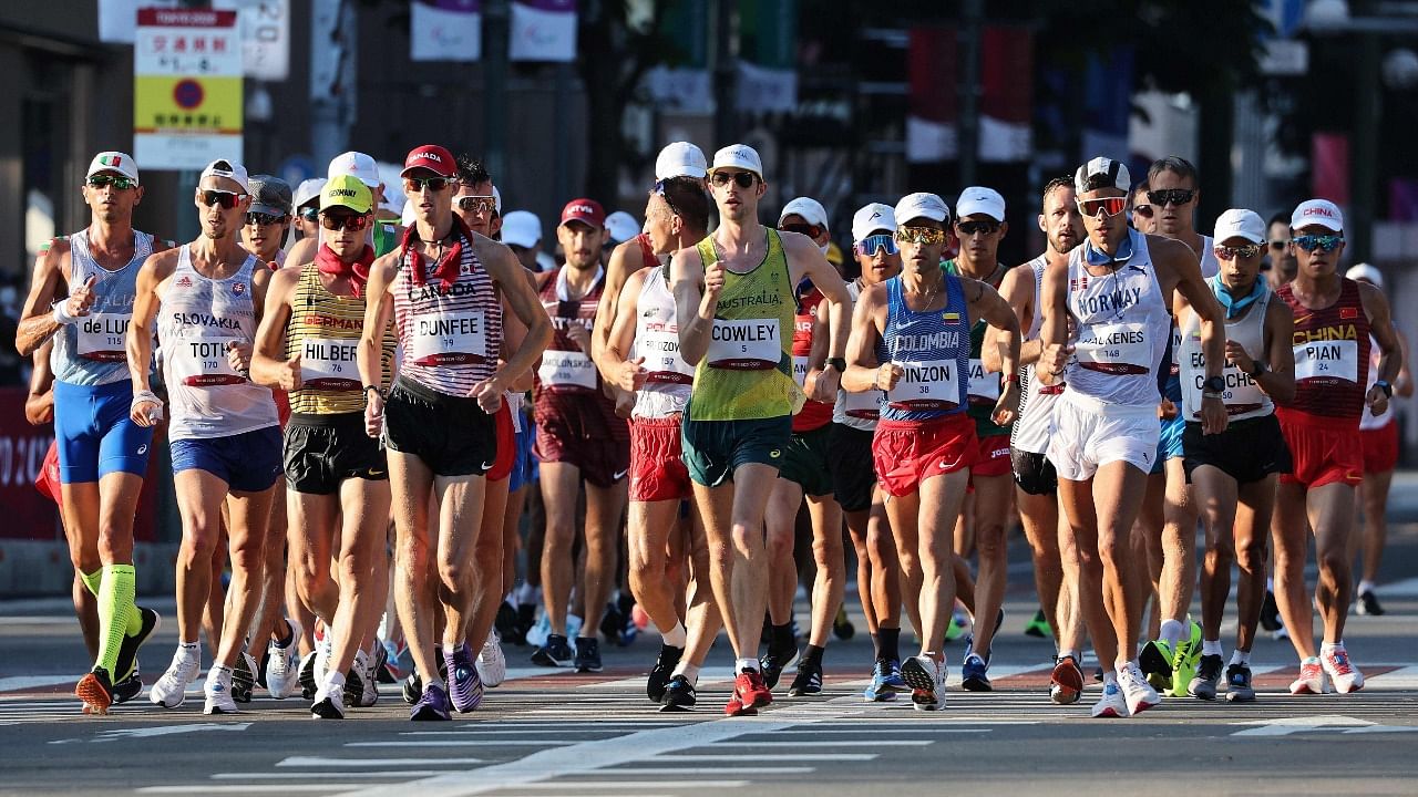 Fifty nine athletes started but 12 either did not finish or were disqualified. Credit: AFP Photo