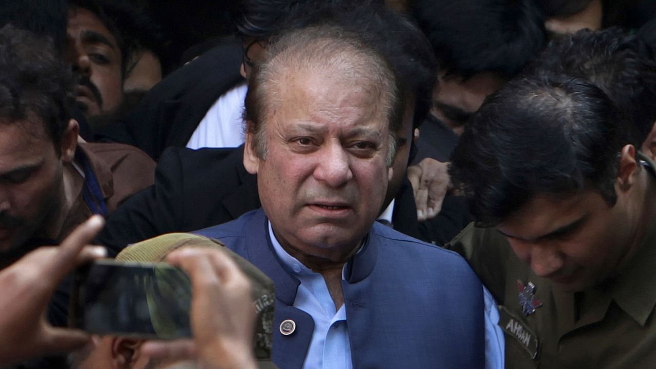 Former Pakistani prime minister Nawaz Sharif. Credit: AP File Photo
