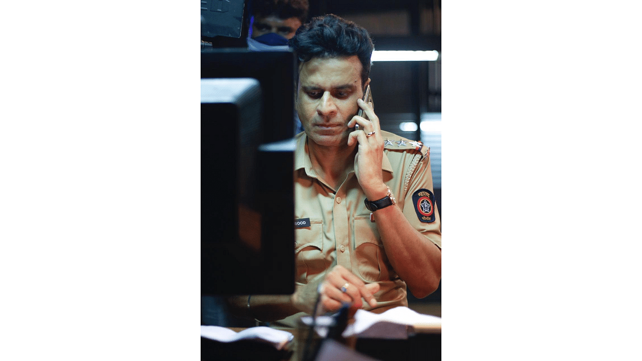 Manoj Bajpayee in a still from 'Dial 100'. Credit: Zee5