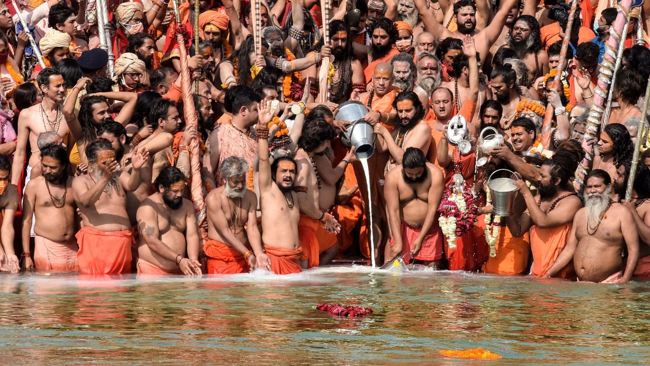 One of the world's largest religious gatherings, the Kumbh was held in Uttarakhand from April 1 to 30. Credit: PTI File Photo
