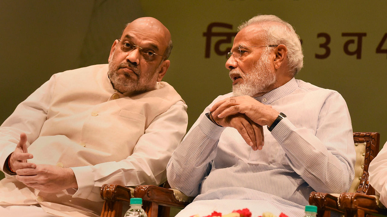 Narendra Modi and Amit Shah. Credit: PTI Photo