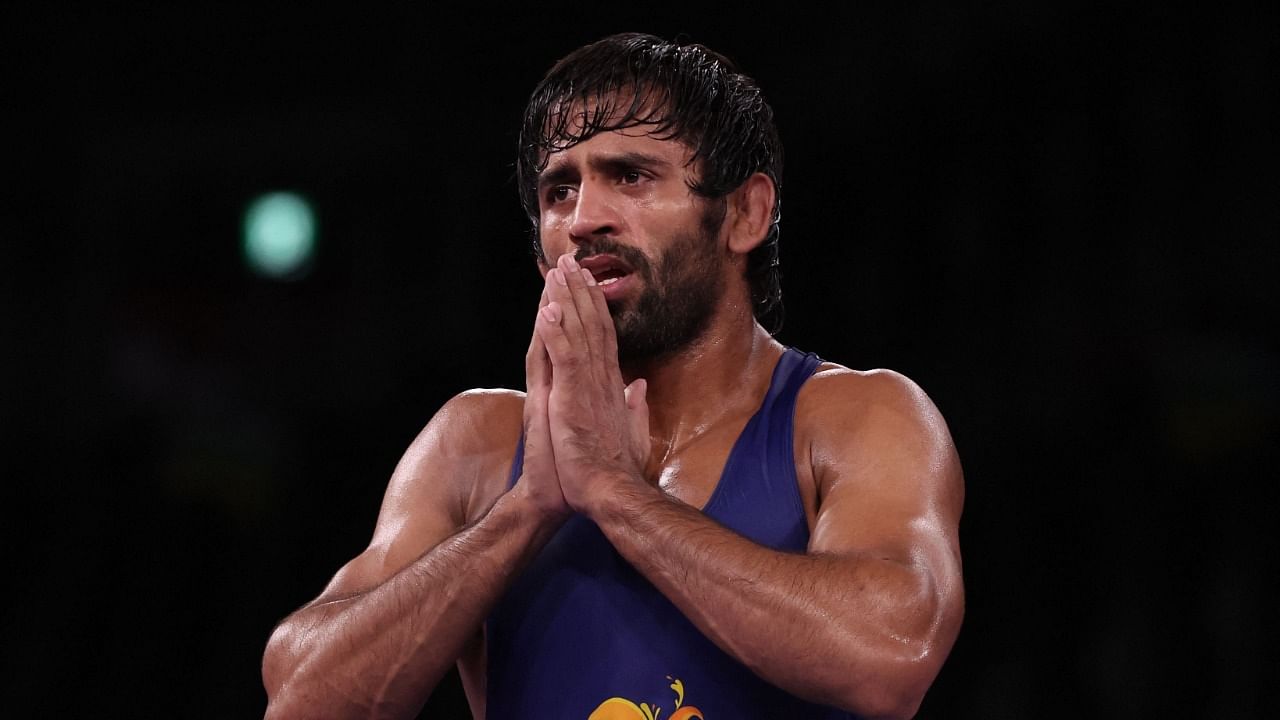 Indian wrestler Bajrang Punia. Credit: AFP Photo