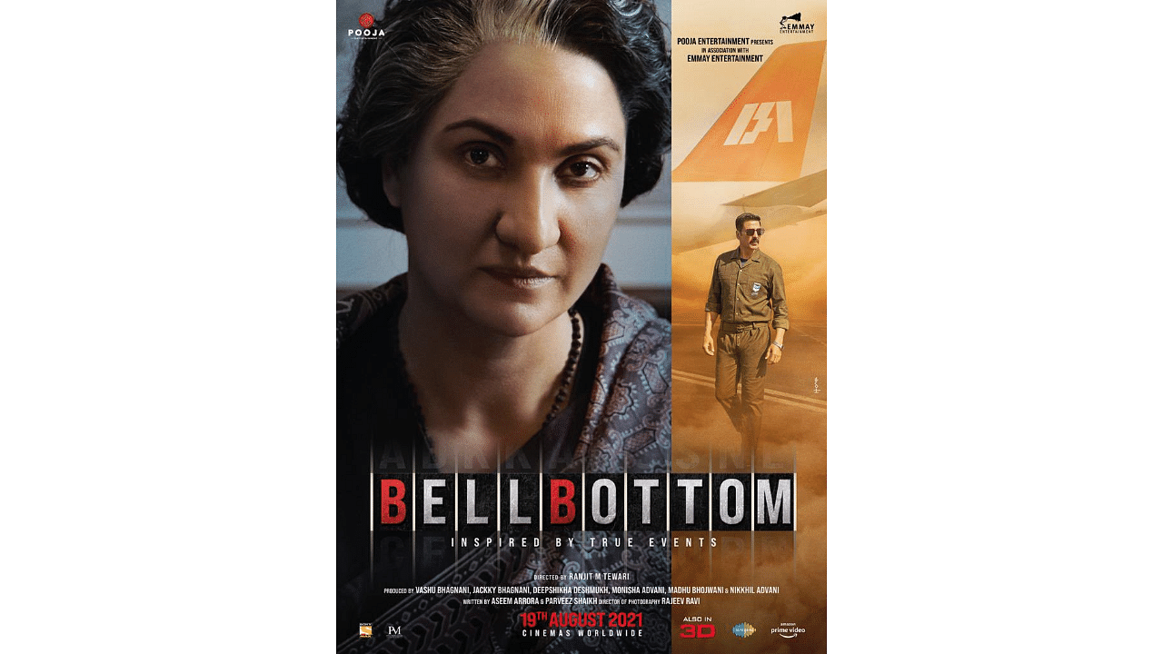 The poster for 'Bellbottom'. Credit: Twitter/@LaraDutta
